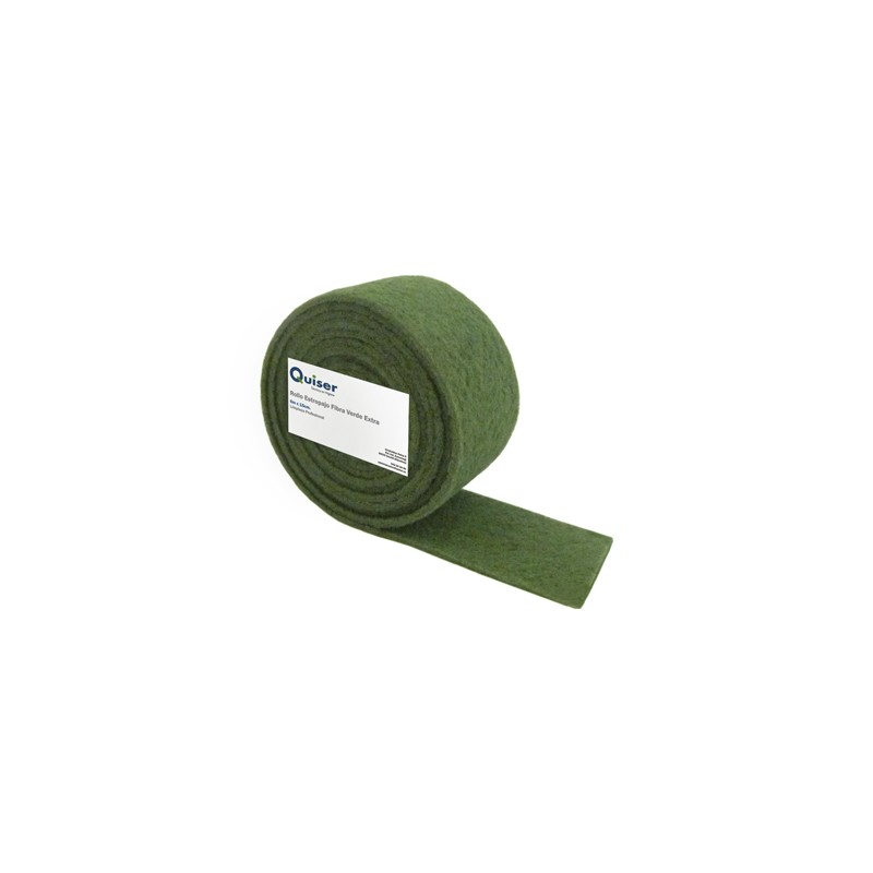 00405 Rollo Estropajo Fibra Verde Extra 6 m. x 15 cm Quiser