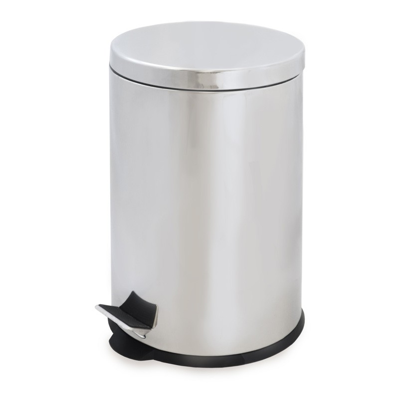 Stainless Steel Dust Bin 3, 5, 12, 20 & 30 l. With Cover And Pedal