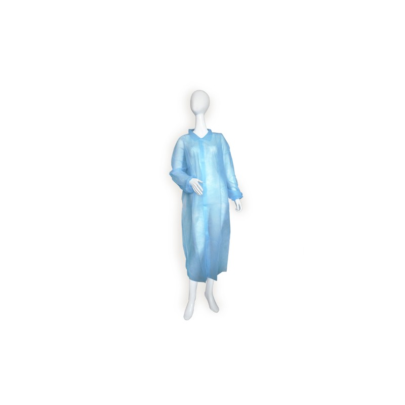 Blouse Visiteur- Non-Tissé. Fermeture À Velcro
