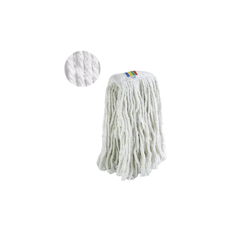 Mopa Industrial Algodón Blanco Grueso