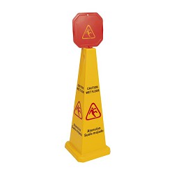 Pyramide Safety Warning Sign