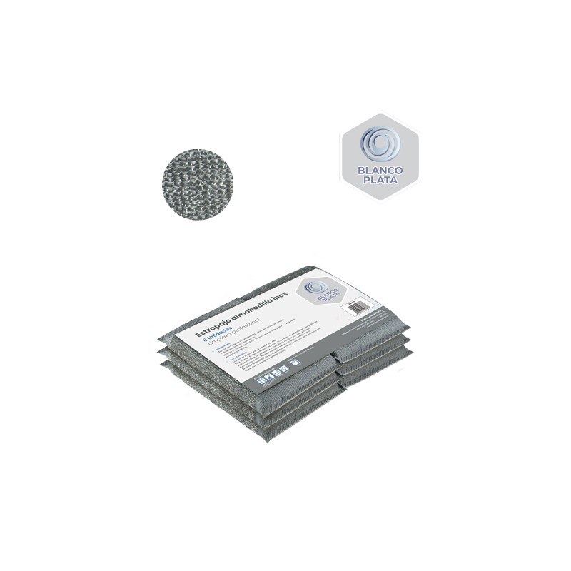 00388 Almohadilla Abrasiva Inox. Pack-6. Dist. Batoy. 919