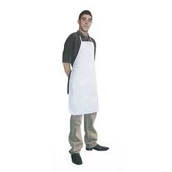 Bib Style Apron. Terry/Pvc...