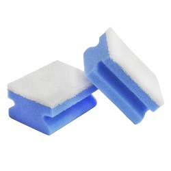 Abrasif Blanc+Éponge Bleue...