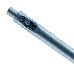 Boligrafo Detectable Retractil sin Clip Tinta Azul