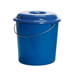 Poubelle Avec Couvercle. 15 Litres.