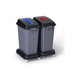 Contenedor 60 l. Jon Selectivo. C/Base C/Ruedas