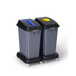 Contenedor 60 l. Jon Selectivo. C/Base C/Ruedas