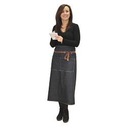 Denim Long Bistro Apron