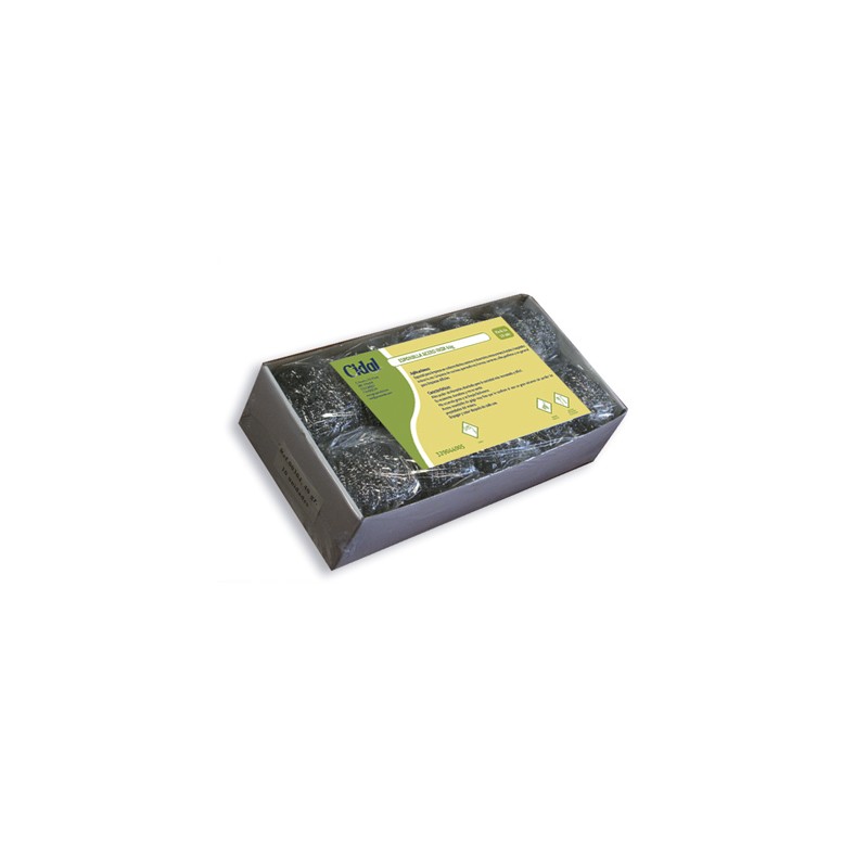 00314 Estropajo Acero Inox. 40 Gr. Pack-10 Cidal