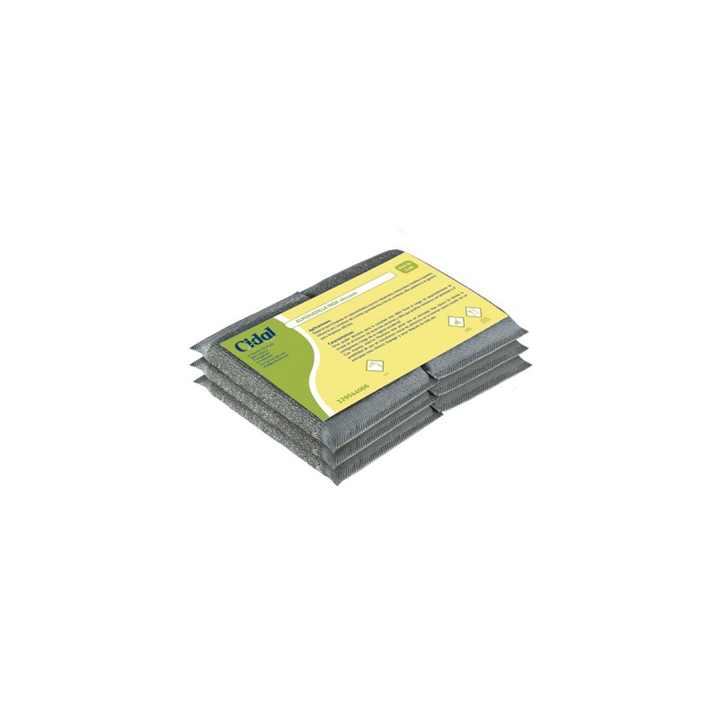00388 Almohadilla Abrasiva Inox. Pack-6. Cidal